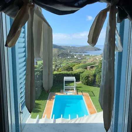 Dreamy In Andros, With Private Pool And Stunning Sea View Villa Makrotándalo